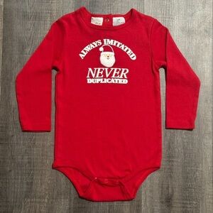 💞 New Baby & Toddler Boy Size 24 Months Santa Christmas Holiday Onesie Bodysuit